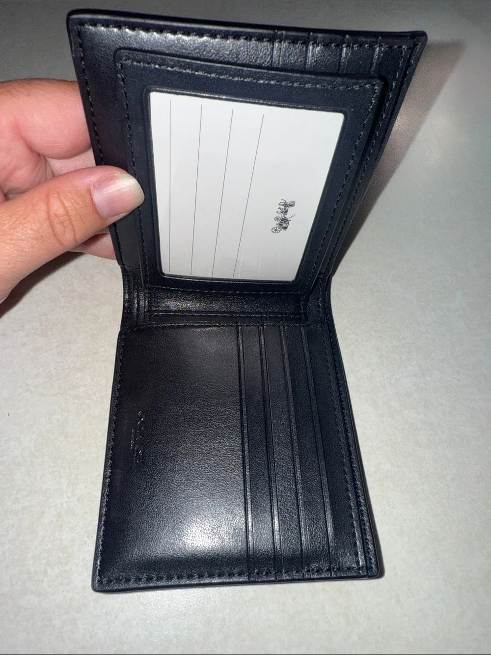 Coach camo wallet